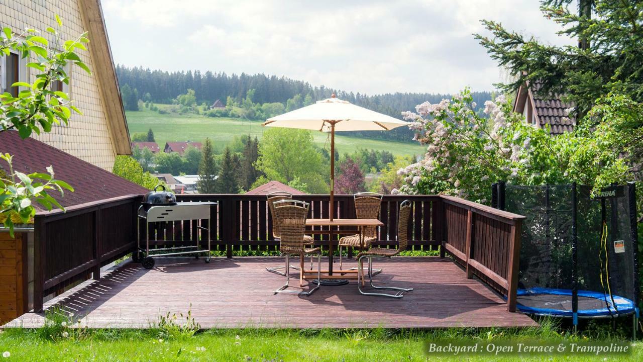 Entire House In Schwarzwald With Mountain View, Private Gym,Sauna And Garden Villa Unterkirnach Exterior foto